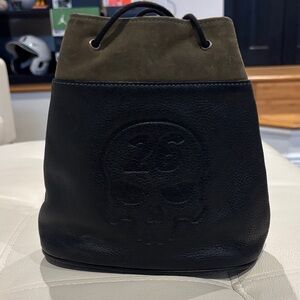 PXG Darkness (26) Black and Olive Skull Embossed golf pouch
